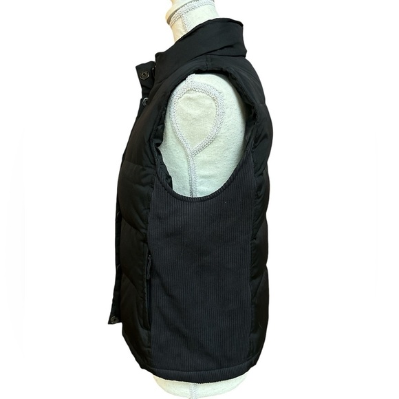 Gap Down & Feathers Quilted Puffer Vest Stretch Sides Pockets Cold Weather XS - Picture 2 of 7